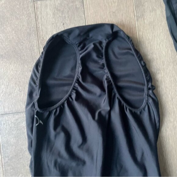 Black Kids Leggings and Leotard Set Dance Gymnastics cheerleading - Picture 5 of 8